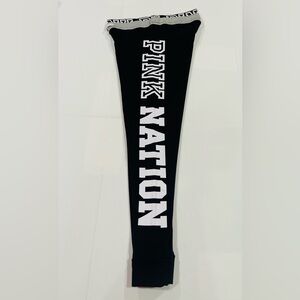 PINK Victoria's Secret Black and White Logo Tee